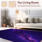 Deep Space Galaxy Star Pattern Rug