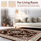 Classic Floral Swirl Pattern Rug