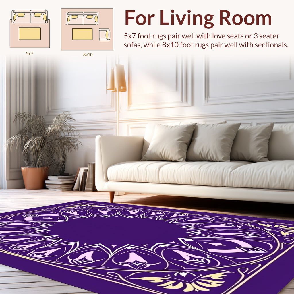 Art Nouveau Floral Radiance Rug