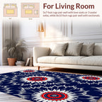 Bold Sunburst Pattern Design Rug