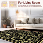 Classical Floral Vine Pattern Design Rug