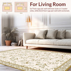 Classic Floral Swirls Ornament Pattern Rug