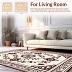 Antique Eye Blossom Border Rug