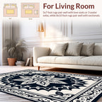Elegant Floral Mandala Lace Design Rug