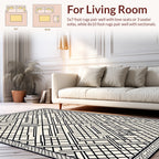 Abstract Geometric Intersecting Lines Rug