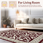 Ornate Jacobean Motif Classic Rug