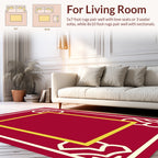 Regal Ivory Yellow Border Design Rug