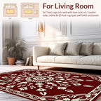 Elegant Floral Mandala Pattern Rug