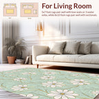 Delicate Floral Vine Pattern Rug