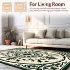 Classic Floral Medallion Vintage Design Rug