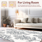 Classic Floral Swirls Pattern Rug