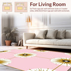 Radiant Sunburst Pattern Geometric Rug