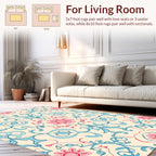 Vintage Floral Vine Pattern Rug
