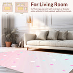 Pastel Polka Dot Gradient Design Rug