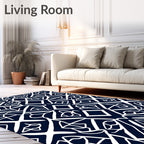 Bold Abstract Geometric Pattern Rug