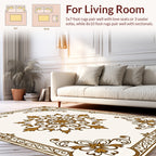 Ornate Floral Vintage Pattern Rug