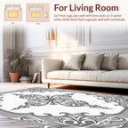 Intricate Floral Inspired Ornate Pattern Rug