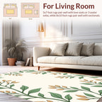 Botanical Vine Floral Pattern Rug