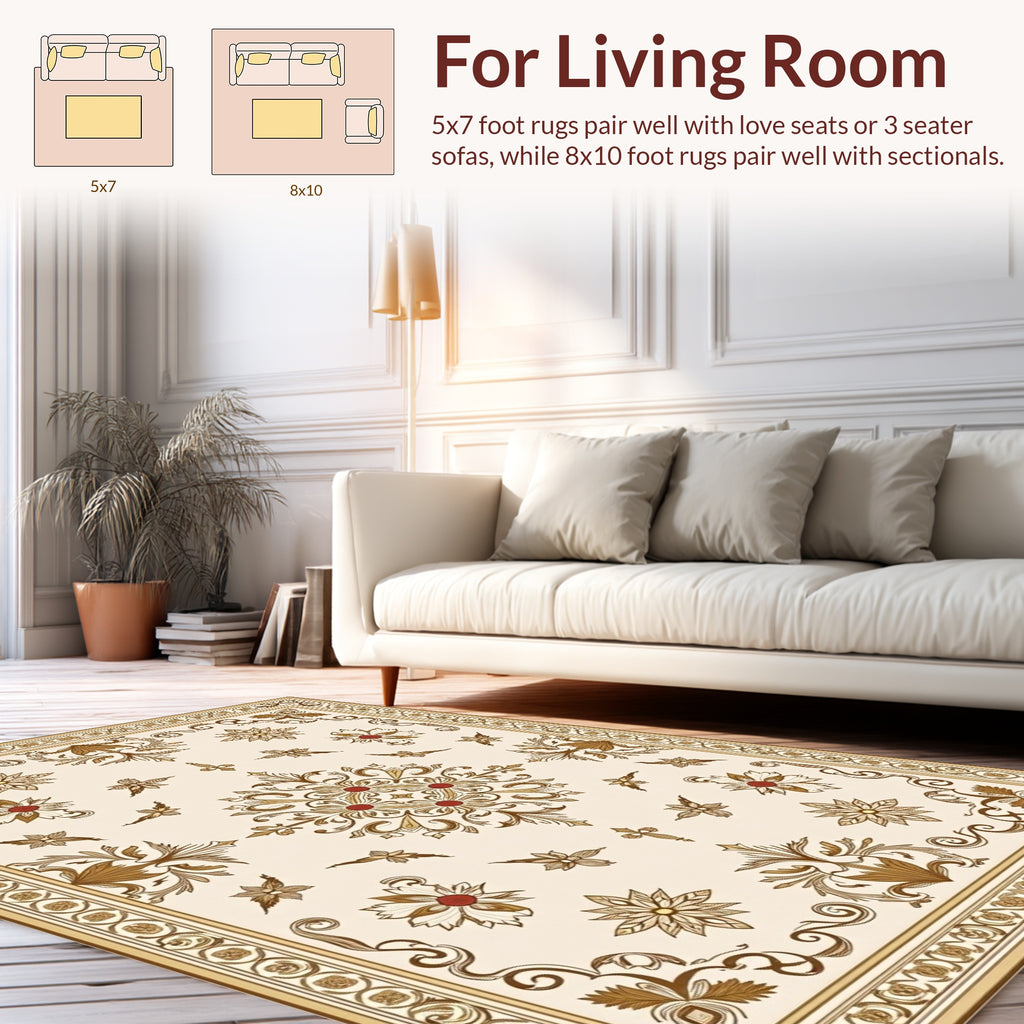Grand Floral Medallion Heritage Rug