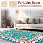Coastal Shell Starfish Pattern Rug