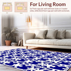 Modern Abstract Geometric Collage Rug
