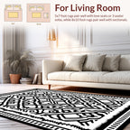 Monochromatic Linear Abstract Geometric Rug