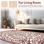 Ornate Swirls and Floral Patterns Rug
