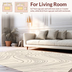 Abstract Contour Line Art Rug
