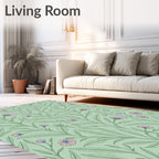 Tender Floral Vine Pattern Rug