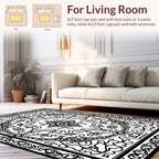 Intricate Floral Mandala Patterned Design Rug
