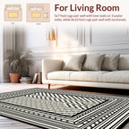 Monochromatic Geometric Border Rug