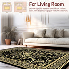 Ancient Floral Inlay Patterned Rug