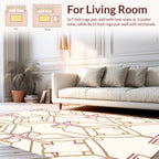 Art Deco Inspired Geometric Pattern Rug
