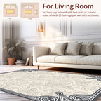 Ornate Flowing Vine Patterns Rug