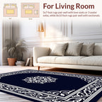 Ornate Mandala Frame Design Rug