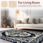 Classic Floral Scroll Design Rug