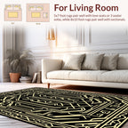 Geometric Lines Pattern Rug