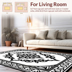 Classic Mandala Patterned Textile Design Rug