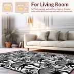 Art Deco Fanburst Geometric Pattern Rug