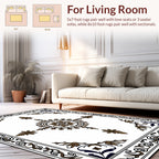 Classic Floral Border With Central Medallion Rug