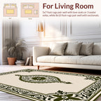 Ornate Floral Mandala Pattern Rug