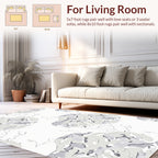 Abstract Organic Shape Pattern Rug