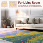 Rolling Hills Floral Landscape Rug