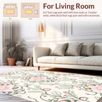 Vintage Floral Pattern With Delicate Blooms Rug