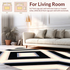 Sharp Geometric Diamond Pattern Rug