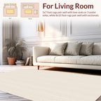 Subtle Vertical Stripe Pattern Rug