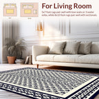 Intricate Geometric Tribal Pattern Rug