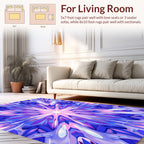 Radiant Abstract Mandala Design Rug
