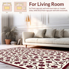 Vine And Cherry Blossom Pattern Rug