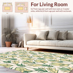Art Nouveau Floral Pattern Rug